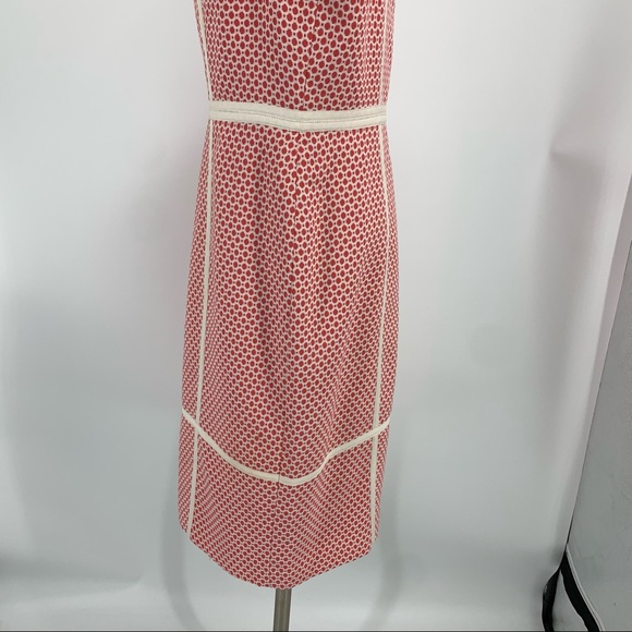 Adrianna Papell Coral Jacquard Sheath Dress - Picture 8 of 14